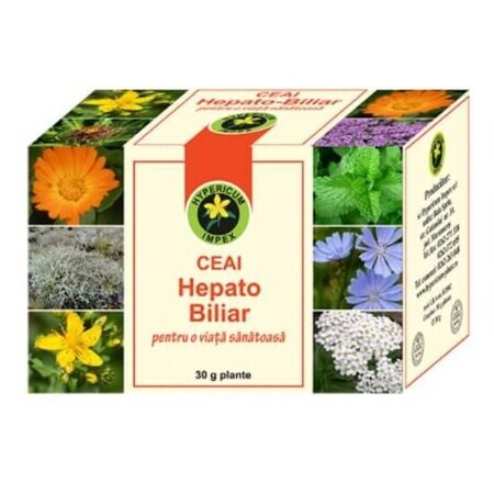 Ceai hepato-biliar, 30 g, Hypericum