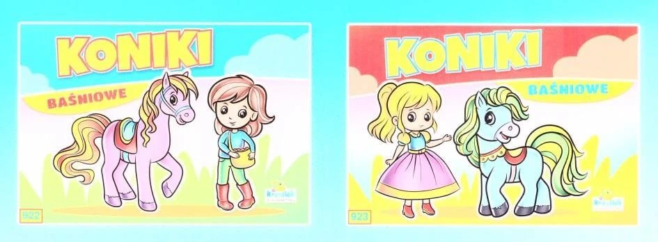 Kinder-Malbuch A5 Märchenpferde-Mix