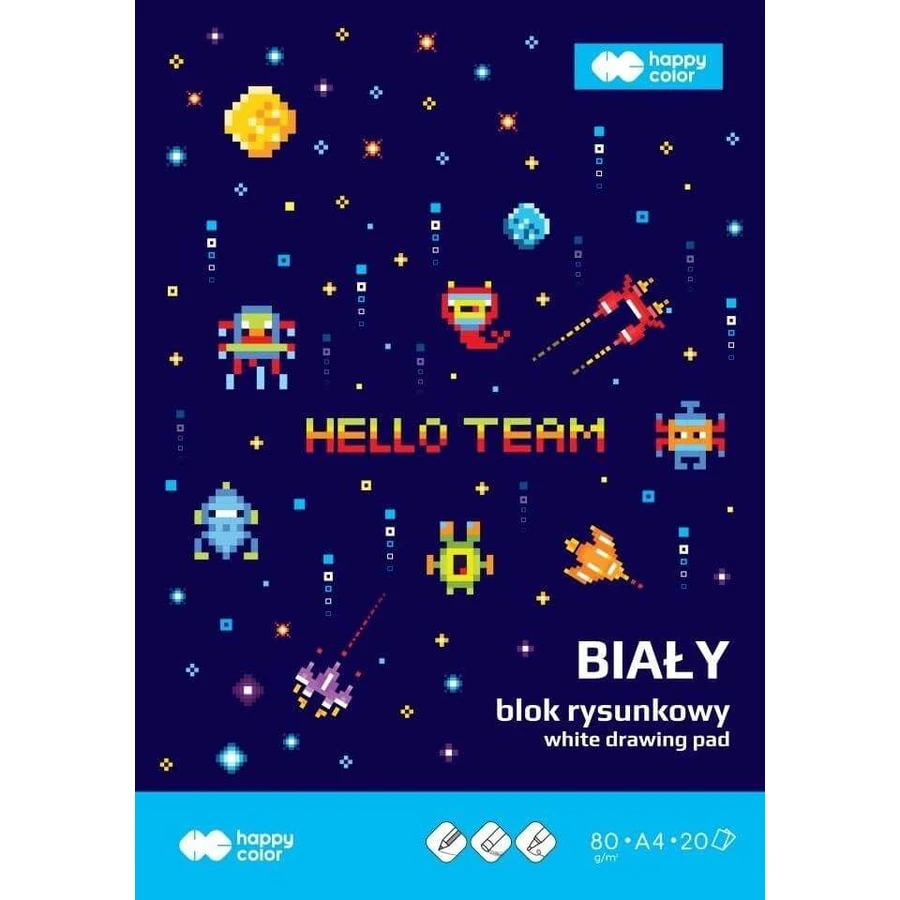 Happy Color Pixi Planet Zeichenblock A4 Farbe 20 Blatt