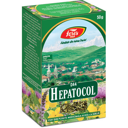 Hepatocol Tea, D44, 50 g, Fares