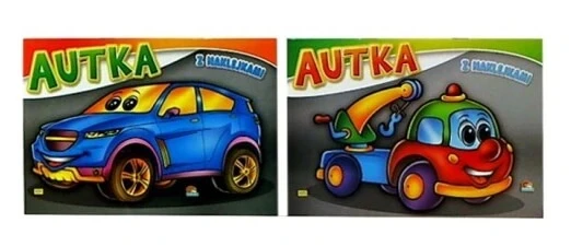 Malbuch Cars mit Aufklebern