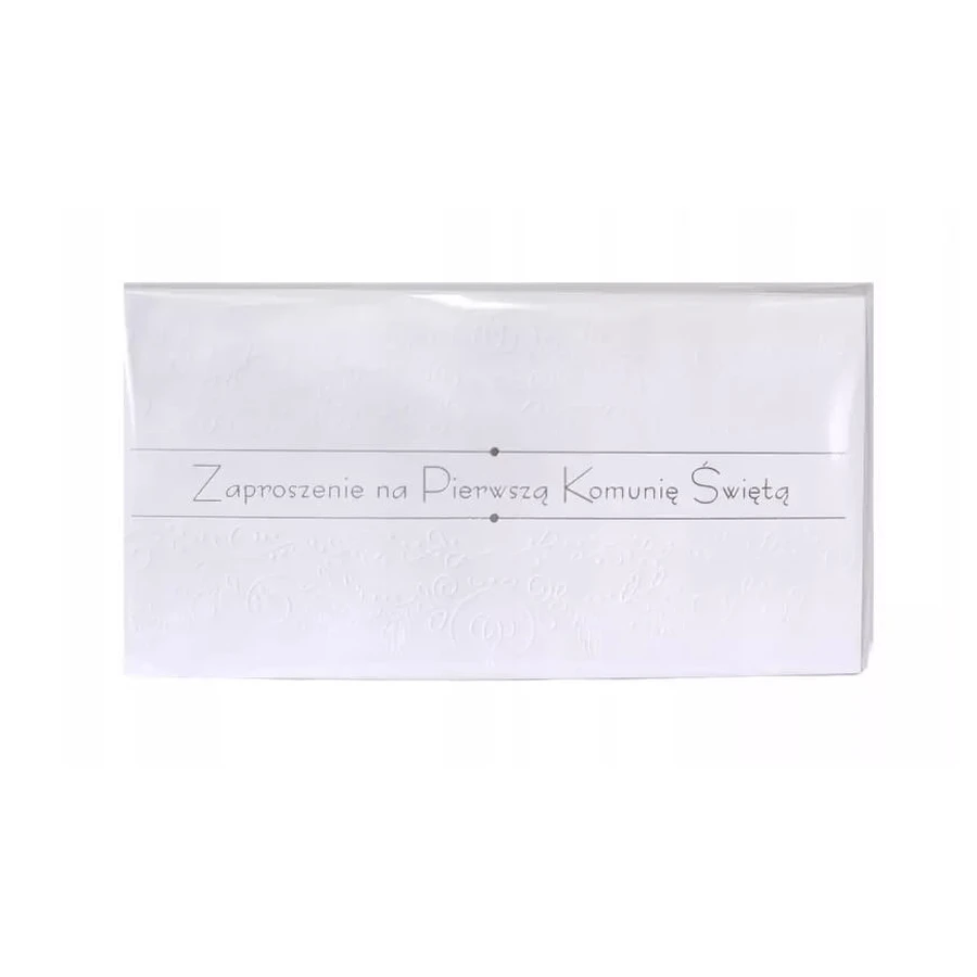 Einladung zur Kommunion 8,5 x 16,5 cm + Umschlag