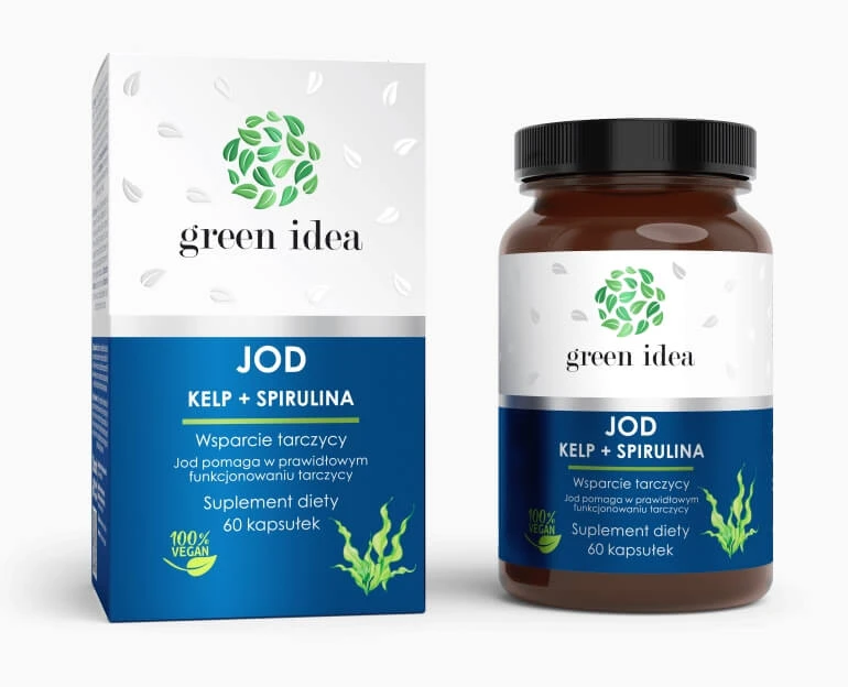 GreenIdea Kelp + Spirulina, 60 Kapseln