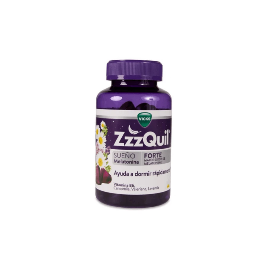 Vicks ZzzQuil FORTE 1,9mg 60 Gummies Bosbessensmaak