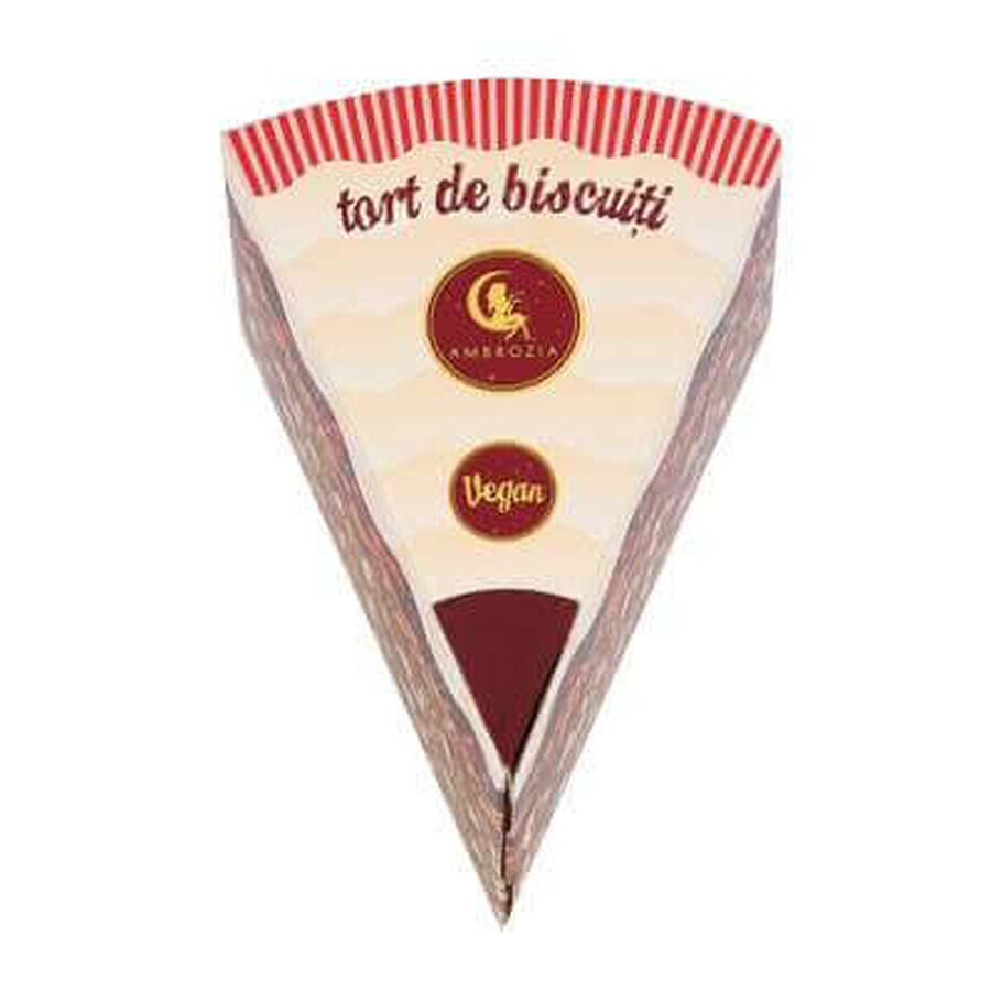 Tort vegan de biscuiți, 150 g, Hiper Ambrozia