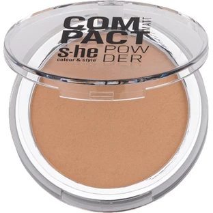 s-he colour&style Poudre compacte mate 175/406, 9 g