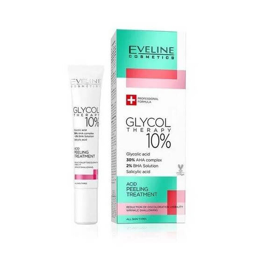 Tratament Peeling, Glycol Therapy 10% acid glicolic, 20 ml, Eveline