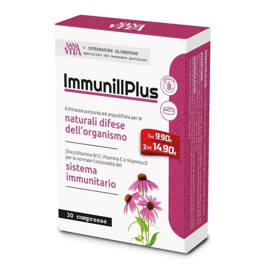 IMMUNILLPLUS 30CPR VOOR HET IMMUUNSYSTEEM
