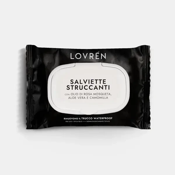 LOVREN WASSERFESTE MAKE-UP-ENTFERNUNGSTÜCHER 20 STÜCK