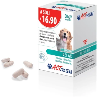 ACTIVE PET RELAX 30 COMPRIMÉS APPÉTENTS POUR CHIENS ET CHATS