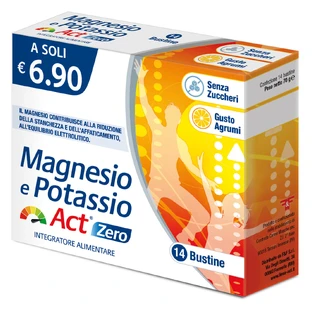 MAGNESIO E POTASSIO ACT ZERO 14 BS