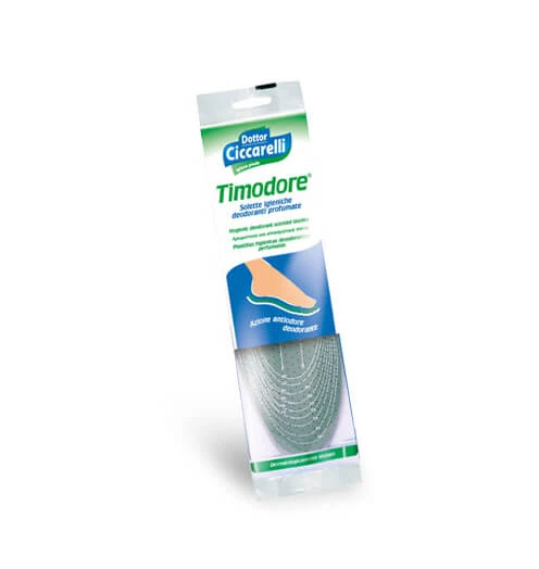 TIMODORE HYGIENISCHE EINLEGESOHLEN MIT ABSORBIERENDER UND DESODORIERENDER WIRKUNG 1 PAAR