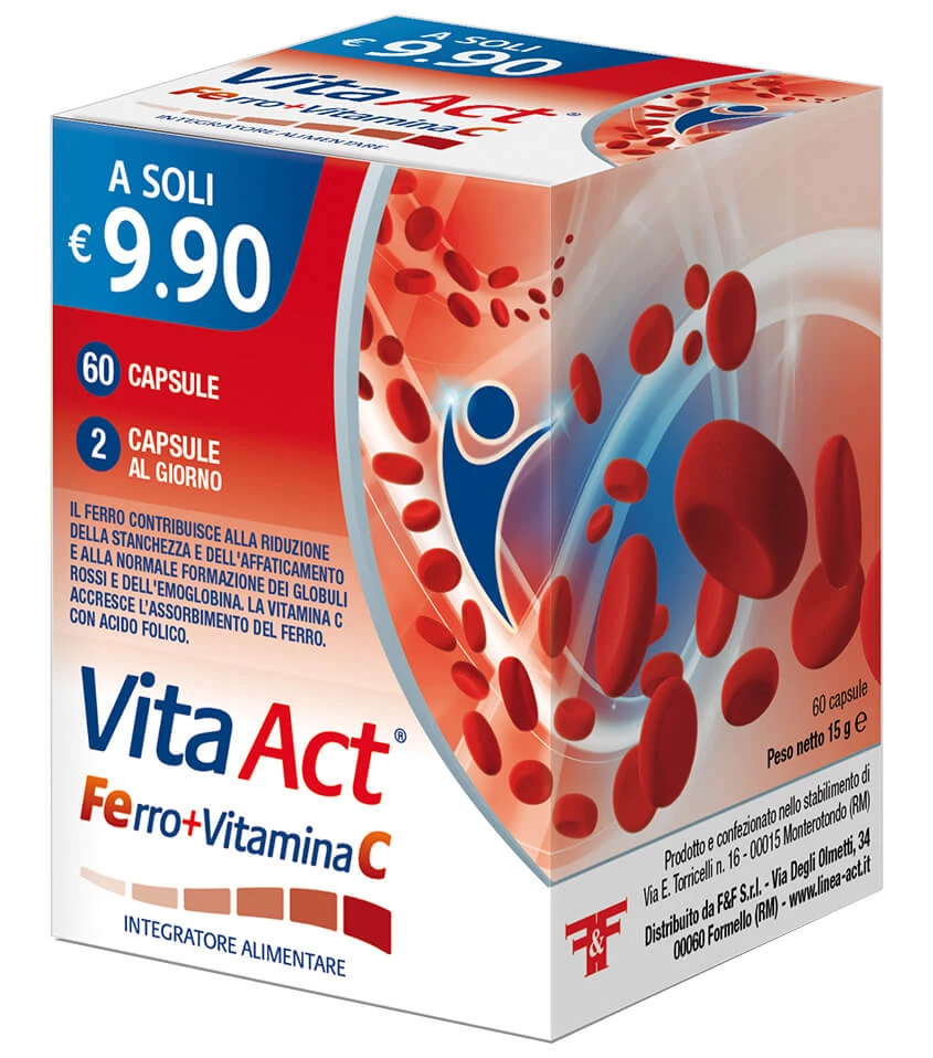 VITA ACT EISEN+VITAMIN C 60 CPS