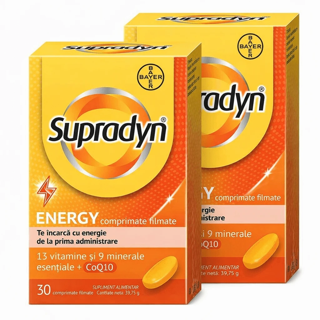 Supradyn Energy, Multivitamine und Coenzym Q10, 2x30 Filmtabletten, Bayer