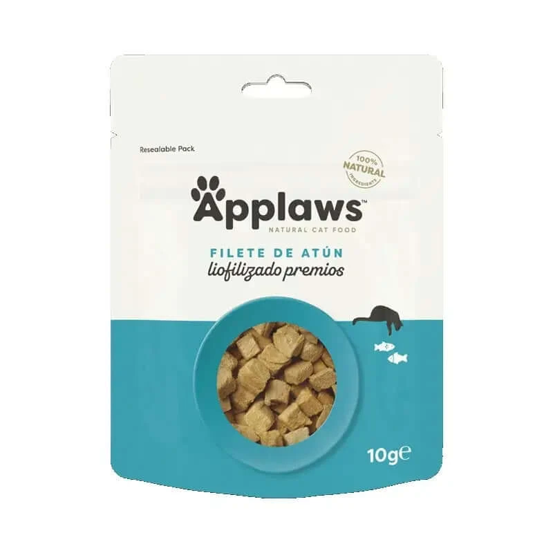 Applaws Cat Snack Gefriergetrocknetes Thunfischfilet, 12x10 Gramm
