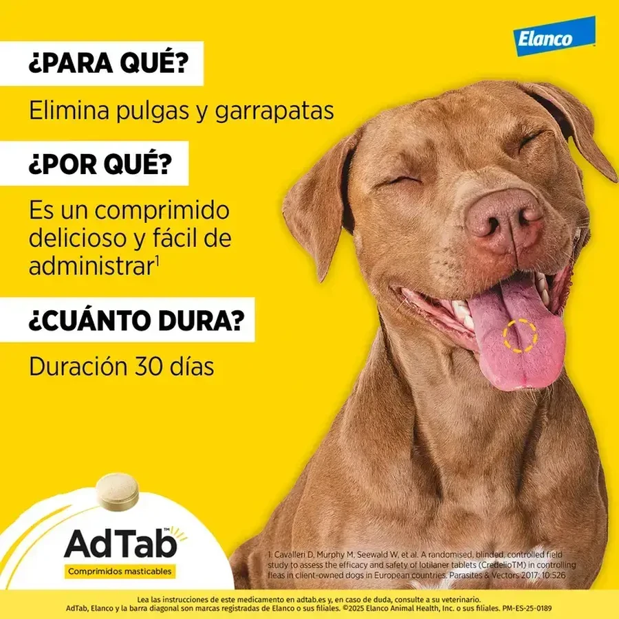AdTab 225Mg Kautabletten Hunde 5,5-11Kg, 1Cpd