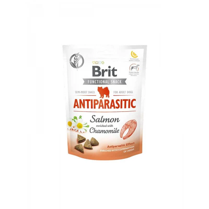 Brit Care Dog Funktioneller Snack Antiparasitärer Lachs 150Gr für Hunde