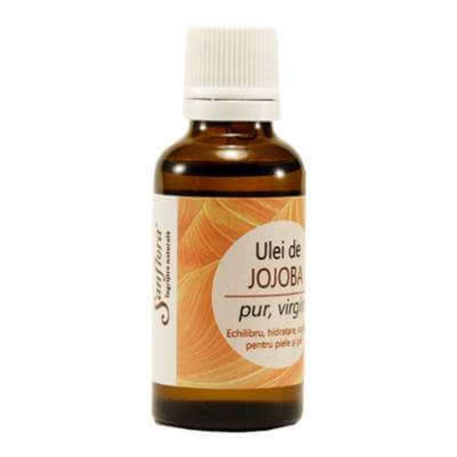 Ulei de jojoba virgin, 100 ml, Sanflora