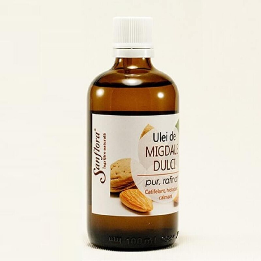 Ulei de migdale dulci, 100 ml, Sanflora