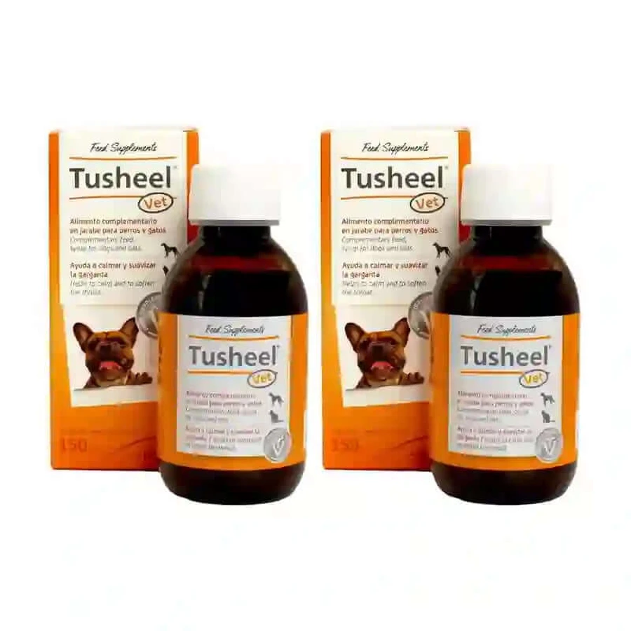 Heel Tusheel Veterinary cough syrup for dogs and cats, 2X150 Ml