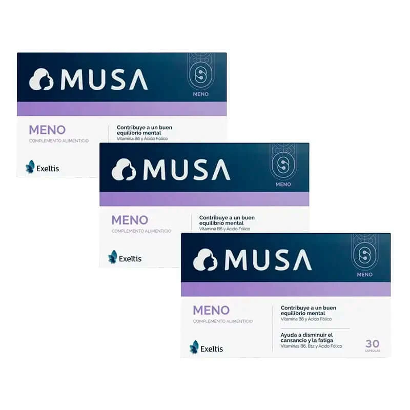Musa Triplo Menopause Nahrungsergänzungsmittel, 3 x 30 Kapseln