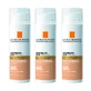 La Roche Posay Triple Anthelios Leeftijdscorrectie Spf50 Kleur, 3 X 50 Ml