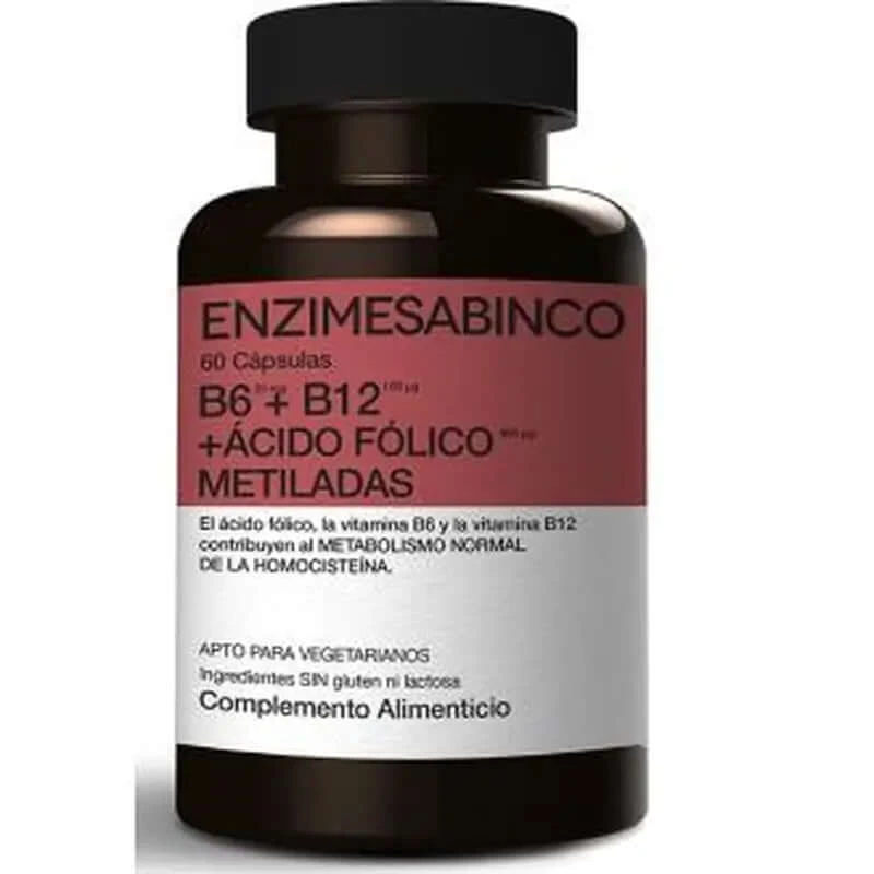 Enzym - Sabinco Homocisbin B6 + B12 + Folsäure Methyliert 60Cap