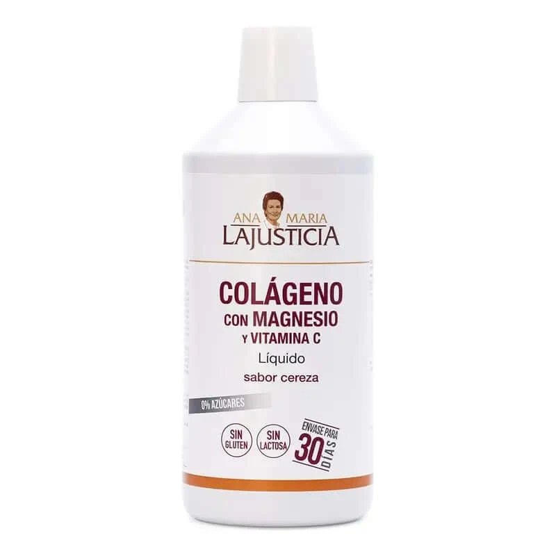 Ana Maria Lajusticia Kollagen mit Magnesium + Vitamin C Kirschgeschmack, 1 L
