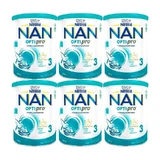 Nestlé Nan Optipro 3 Groeimelk, 6x800 g