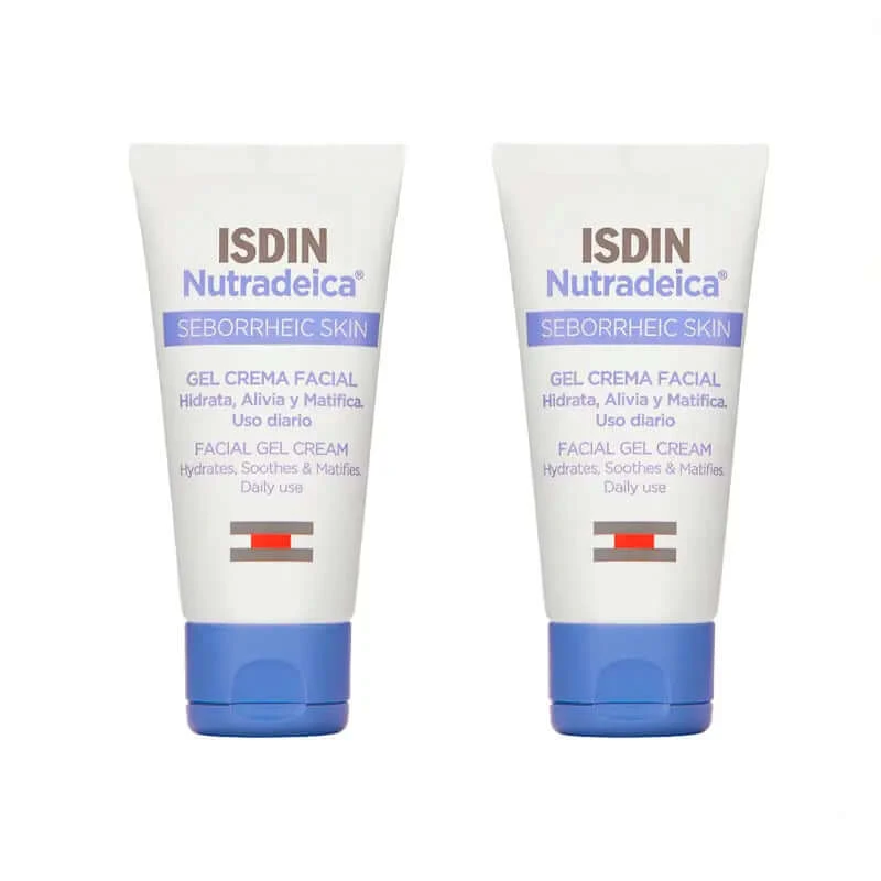 Isdin Duplo Nutradeica Gesichtscreme Gel 2 x 50 Ml