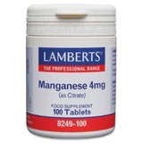 Lamberts Mangan-Zitrat 4Mg. 100 Kapseln