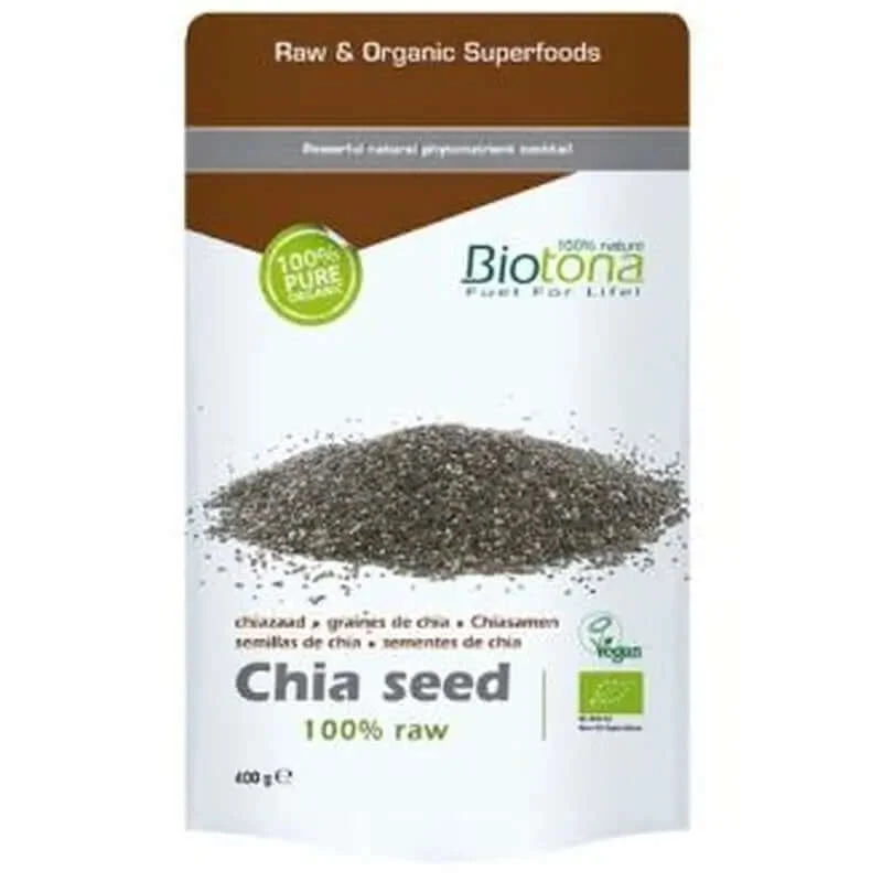 Biotona Schwarze Chia-Samen 400Gr. Bio
