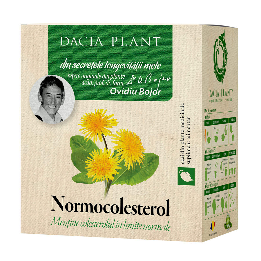 Normocolesterol tea, 50g, Dacia Plant