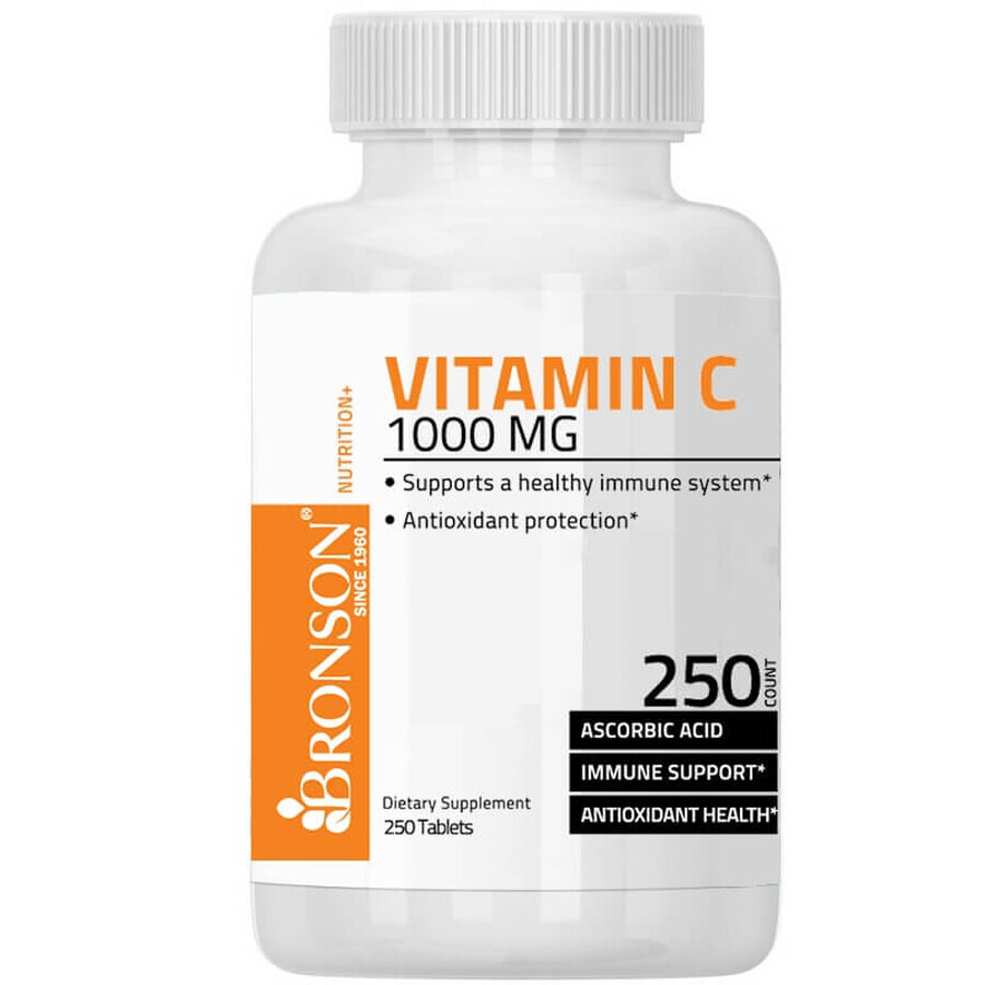 Vitamin C 1000 mg, 250 Kapseln, Bronson