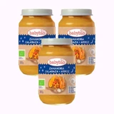 Babybio Goodnight Morcov-Squash-Riz, pachet 3 x 200 grame