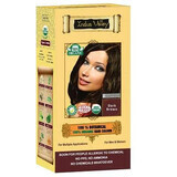 Vopsea de păr 100% vegetală bio, nuanță Dark Brown, Indus Valley