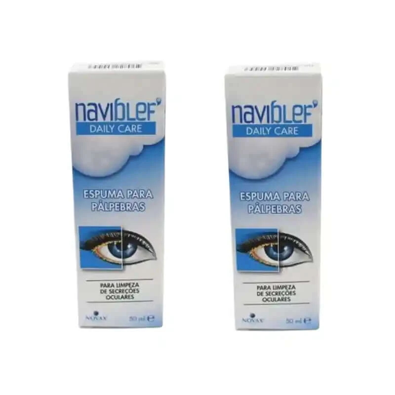 Novax Naviblef Täglicher Augenlid-Pflege-Schaum, 2X50 Ml
