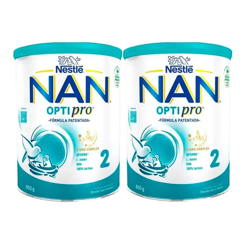 Nestlé Nan Optipro 2 Milchnahrung, 2X800g