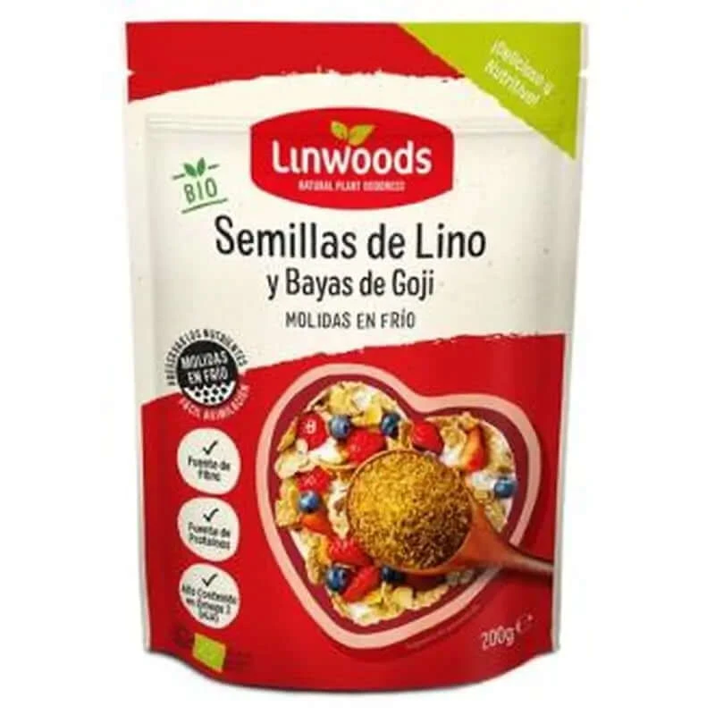 Linwoods Leinsamen und Goji-Samen Kalt gemahlen 200Gr