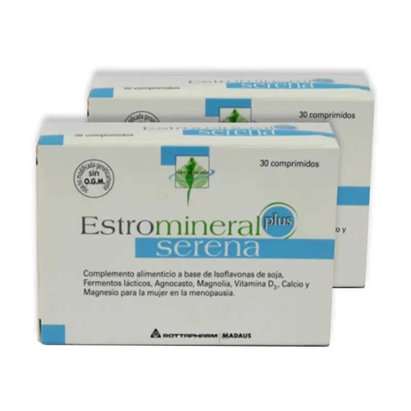 Estromineral Serena Plus, Packung mit 2 x 30 Tabletten