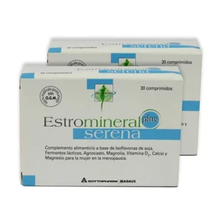Estromineral Serena Plus, envase 2 x 30 comprimidos