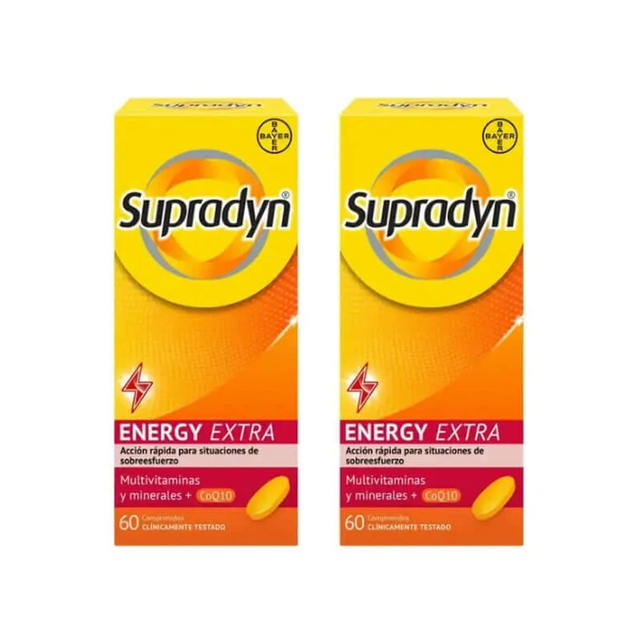Supradyn Energy Extra Sport Vitamine ed energia, 2x60 compresse