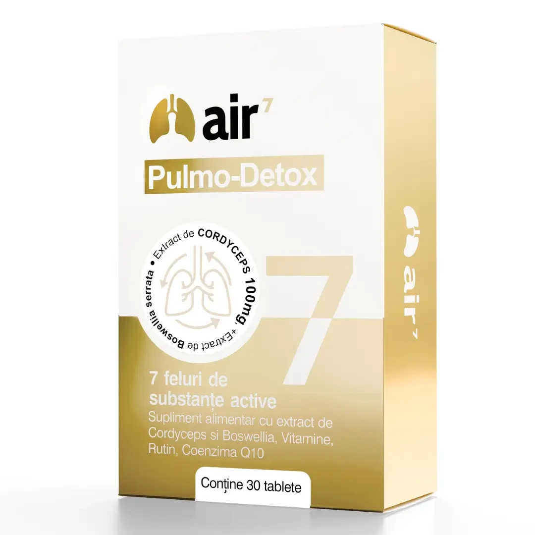 Air7 Pulmo Detox für Raucher, 30 Kapseln, Green Splid