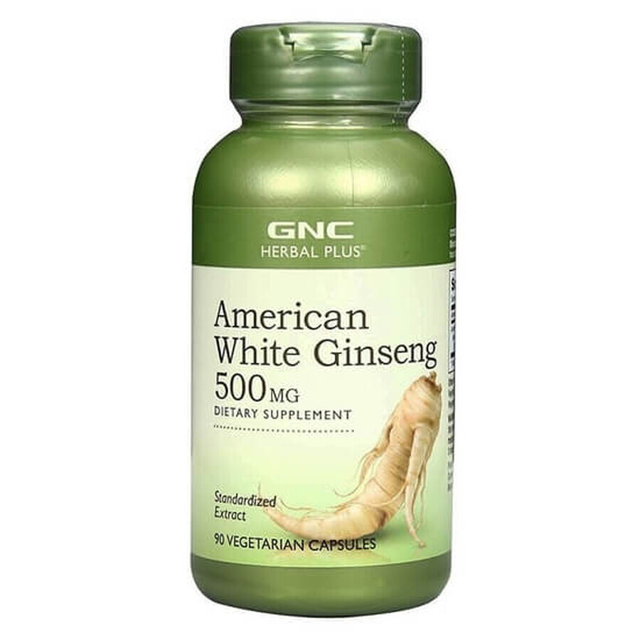 American White Ginseng 500 mg 426767, 90 capsule, GNC