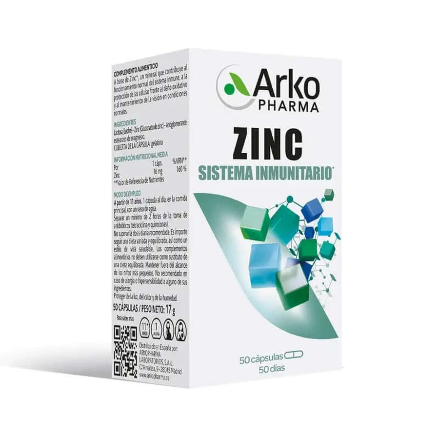 Arkopharma Zinc, 50 capsule