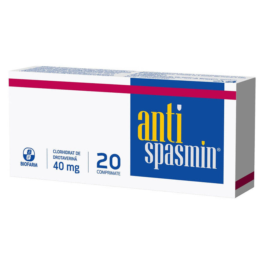Antispasmin, 20 Tabletten, Biofarm