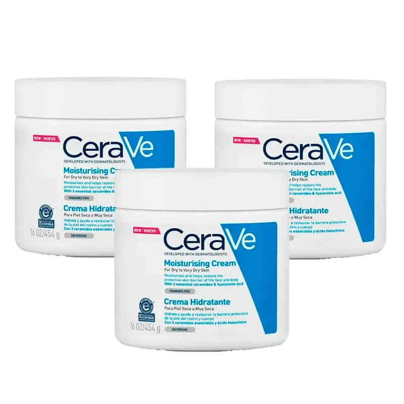 CeraVe Triplo Feuchtigkeitscreme, 3X454 Gr