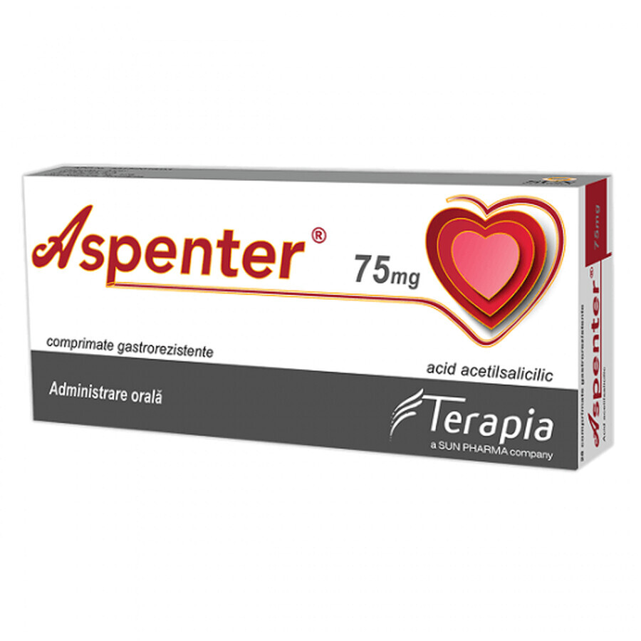 Aspenter 75 mg, 28 magensaftresistente Tabletten, Terapia Bewertungen