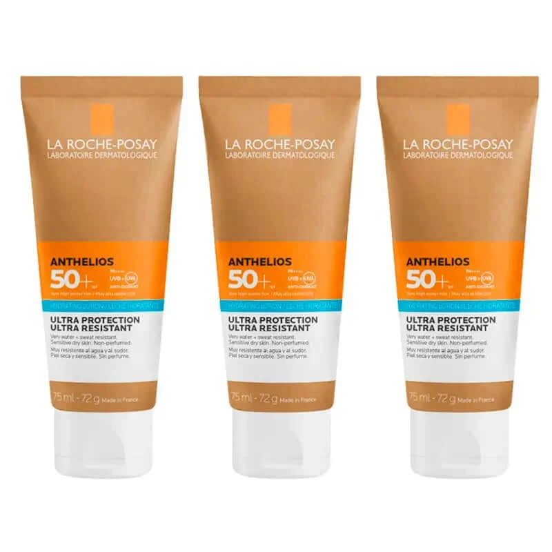 La Roche Posay Anthelios Triplo Feuchtigkeitsmilch Spf50+ Umweltfreundlich, 3 X 75 Ml