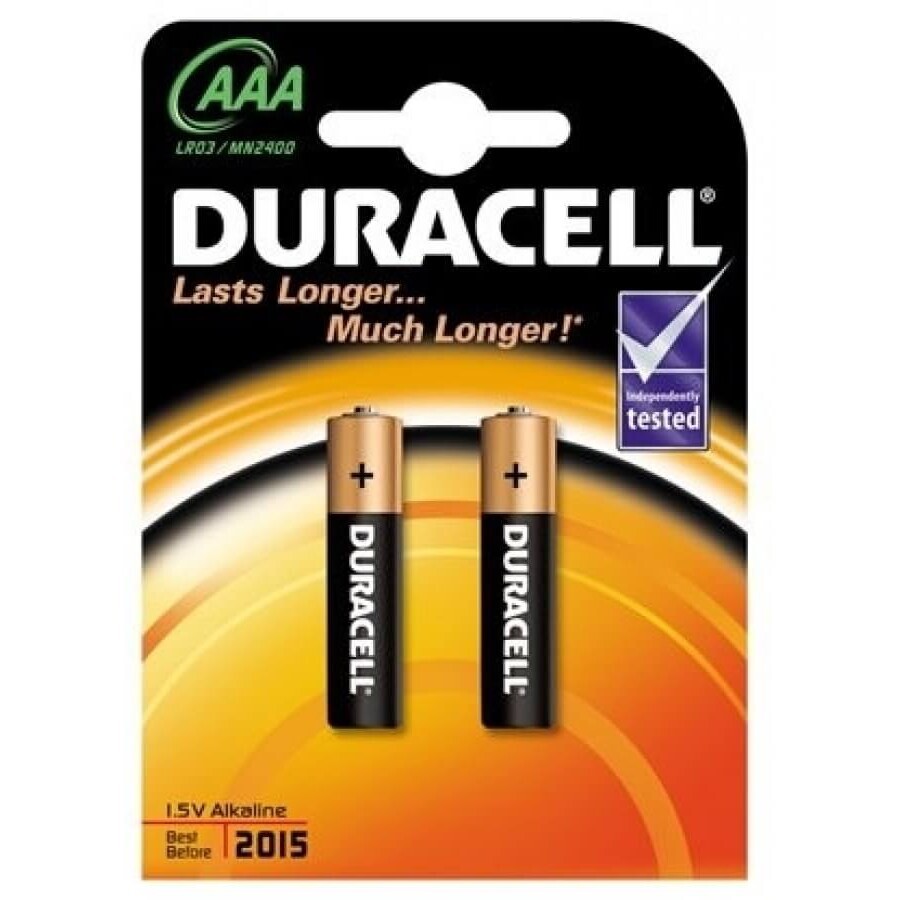Basic AAA-Batterien, 2 Stück, Duracell
